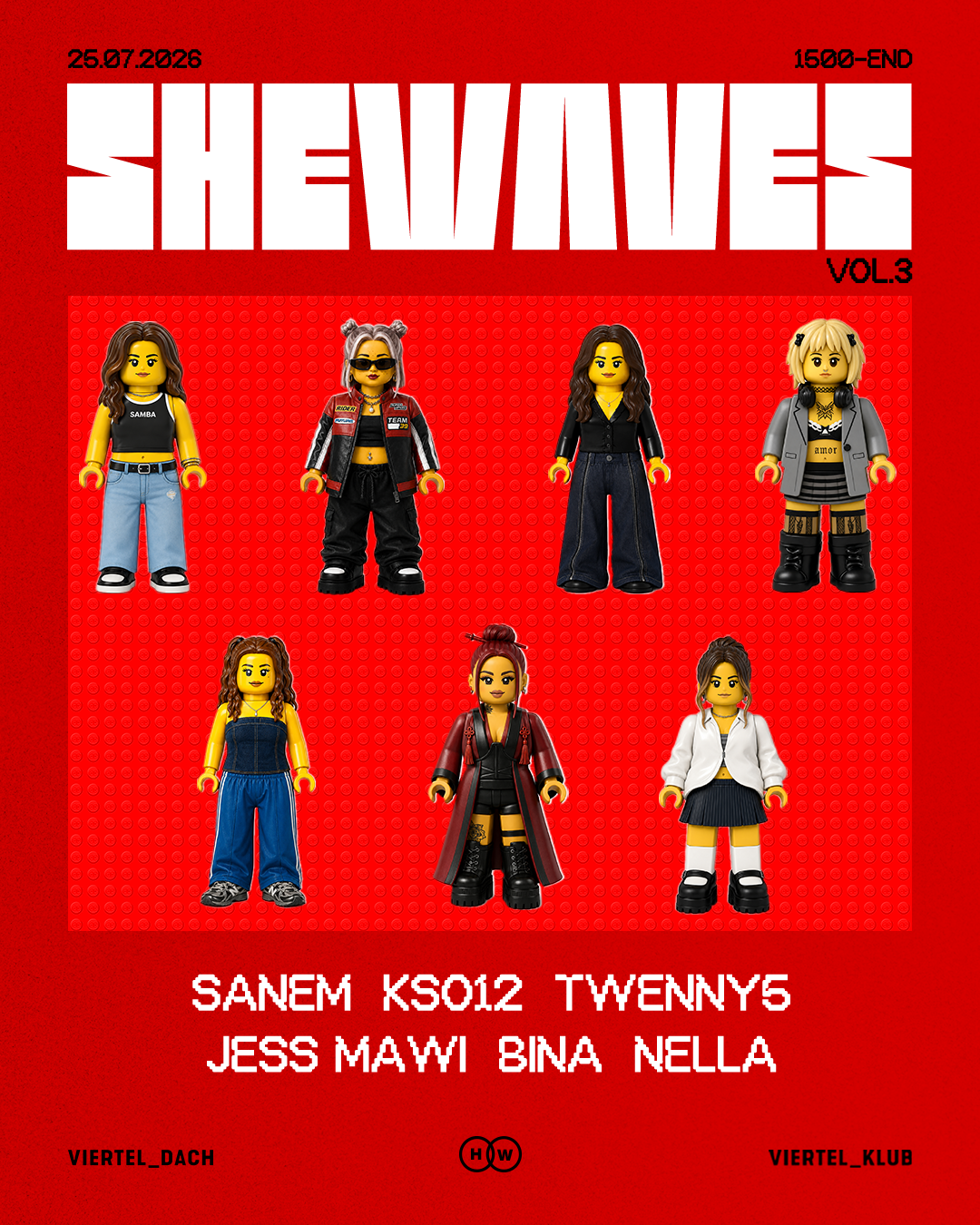 SHEWAVES Gesamtflyer – Post